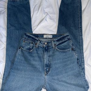 90s ultra high rise Abercrombie jeans